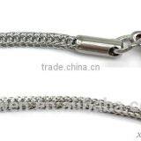 Foxtail Stainless Steel Twisted Link Roll Jewelry Chain thumbnail-2