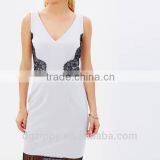 Wholesale Lace Insert Pencil Design Dress Women Clothes thumbnail-4