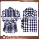 CTD custom made checks cotton slim fit men dress shirt 2016 latest                        
                                                Quality Choice