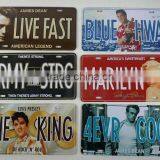 <b>custom</b> <b>embossed</b> <b>metal</b> or plastic License <b>plate</b>
