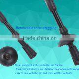 Three Sections Carbon Fiber Cork Handle Adjustable Telescopic Trekking Pole Nordic Walking Stick thumbnail-4