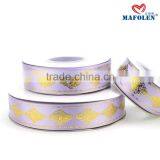 100%polyester Ribbons Embroidery on the Dress thumbnail-1