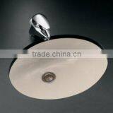 Oval Undermount Lavatories Ceramic Sink With CUPC Approval. PU-2209-W