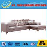 2016 New Design Sectional Conner Fabric Sofa With Chaise Lounge S002# thumbnail-1