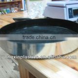Pastic non-slip clear plastic plate holder for food serving