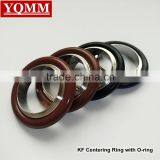 Aluminum Centering Ring KF25 Vacuum Fittings With NBR O-ring thumbnail-1
