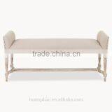 Marlborough Upholstered Bench Ottoman Modern Furniture thumbnail-2