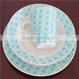 12pcs Sky Bule Ceramic Dinnerware Set Hot Sale