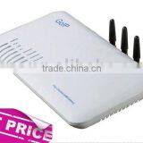 GSM VoIP Gateway SIP 4 Channels 4 SIM Cards With IMEI Change Quad Band 850/900/1800/1900MHz