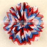 National Day's Decoratiom Chiffon Shabby Flower, Chiffon Shabby Trimming Flower thumbnail-2