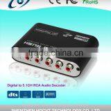 Hot Deal Good Quality Digital to 5.1 CH RCA Audio Decoder, With SPDIF /coaxial thumbnail-1
