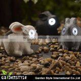 Hot Sale Polyresin Material Rabbit Design Led Outdoor Garden Light With China Manuafacturer