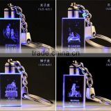 Lovely Led crystal bottle accessories , Custom 12 constellation design Led bottle as gift