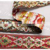 Newest 4.3cm Width Ethnic Embroidery Webbing Polyester for Garment/bag thumbnail-5