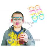 Popular kids glasses plastic drinking straws