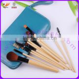 12 pcs Cosmetic Brushes Set with Animal and Nylon Hair