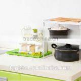 Mini Plastic Bathroom Comestic Storage Rack Kitchen Removable Plate Drying Shelves Rack thumbnail-4
