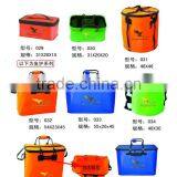 EVA/PVC Fishing Tackle Hot Sale Inclined Back Fish Protection Bag Folding Water Tank