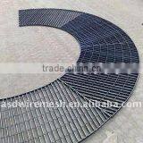 Galvanized Platform Grating With Kick Plate