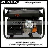 Knife Type 2.0 2.2kw BS2500 Recoil Start Gasoline Generator thumbnail-4