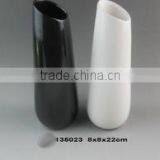 Elegant Black and White Bud Flower Vase ,mini Stoneware Vase,decorative Flower Vase thumbnail-1