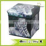 Tiger Design, Home Decorate Ottoman, Footstool thumbnail-1