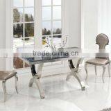 TH365 Cheap Tempered Glass Dining Table thumbnail-3