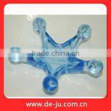 Tranparent Plastic Blue Star Body Head Hand Bath Star Massager thumbnail-4