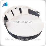 White Outdoor Patio Daybed With Canopy Cover thumbnail-2