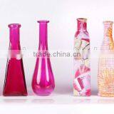 Mini Glass Flower Vase With Hand Drawing thumbnail-1