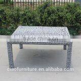 Patio Square Table Rattan Outdoor Dining Table thumbnail-3
