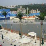 Home Garden Edging Decorative 5ft to 16ft Height Outdoor Artificial Green Plastic Palm Trees EDS06 0816 thumbnail-2