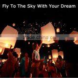 2015 Cheap Wholesale ECO-friendly Chinese Paper Flying Sky Lantern for Christmas thumbnail-6