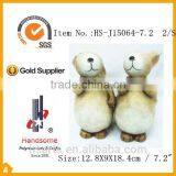 7.2" Cute Ceramic Rabbit Ornament for Home Decoration and as Gifts 2/S thumbnail-1