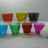 Flower Pot Votive Glass Candle Holder Votive Glass Candle Holder thumbnail-1