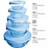 Glass Bowl /salad Glass Bowl/Stackable 5pcs Glass Cooking/food Storage Bowl Set thumbnail-1