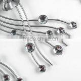 Custom Good Quality Beautiful Silver Cheap Wall Clocks thumbnail-3