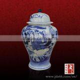 Modern Style Blue and White Ceramic Spice Jars With Lid Made in China thumbnail-2
