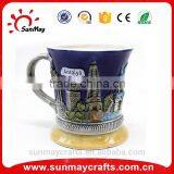 Wholesale Custom High Quality 3D Dresden Germany Ceramic Mugs Souvenir for Sale thumbnail-5