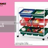 Storage Racking Metal Shelving Stainless Steel Food Display Rack