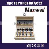 5pc Forstner Bit Set