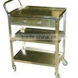 Instrument Trolley Stainless Steel With Drawer thumbnail-1
