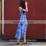 Women's Tie Dye Maxi Rayon Dress, Summer Dress thumbnail-3