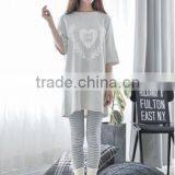 2017 Cotton Pajamas Summer Trousers of 7 Minutes of Sleeve Wear Suits thumbnail-2