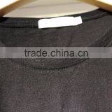 GZY Guangzhou Stock Lots Wholesale Linen Joint Irregular T-shirt for Man thumbnail-2