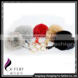 CX-R-49 Genuine Rabbit Fur Ball Keychain thumbnail-2