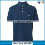 Mens Customize Embriodery Design Velvet Collar Polo Shirts on Sale thumbnail-1