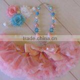 New Baby Girl Tutu Skirt Chiffon Lace Princess Latin Dance Party Pettiskirt Ruffles Kids Bow Silk Ballet thumbnail-2