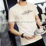 Summer Men's T-shirt Short-sleeved Summer Wear Round Collar Render Unlined Upper Garment thumbnail-4