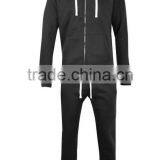 Cheap Wholesale Plain Tracksuit 100% Polyester Hoodie Tracksuit for Men thumbnail-3